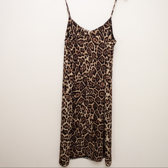 Equipment Femme Jules Leopard Print Slip Dress - Picture 9 of 13